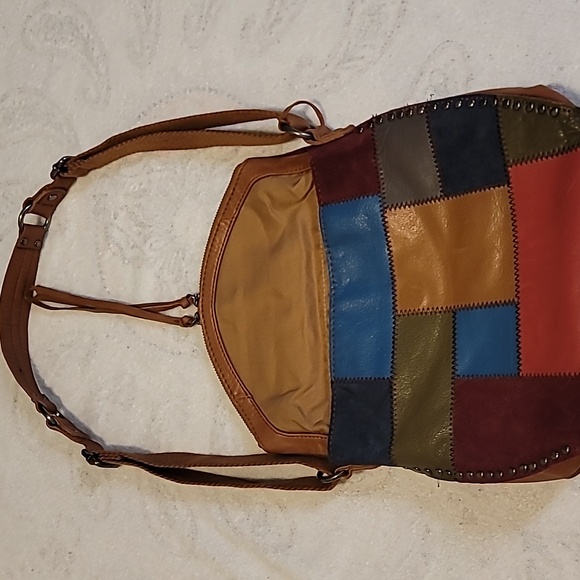 The Sak Patchwork Leather Shoulder Bag - Picture 5 of 11